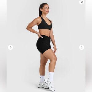 Oner Active UNIFIED WRAP SHORTS WHITE LOGO 6" Black Size M